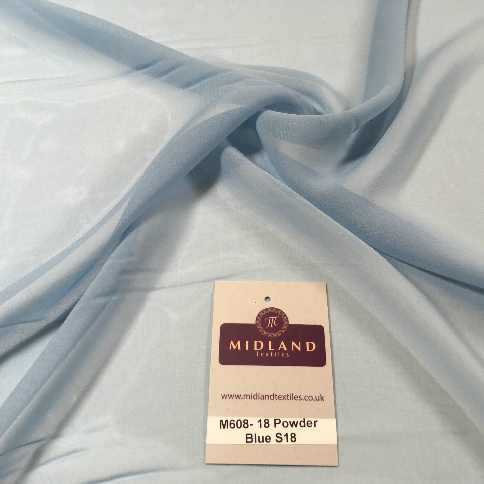 Hi-Multi Caress Chiffon Sheer Fabric - Semi-Transparent 42' Wide M608