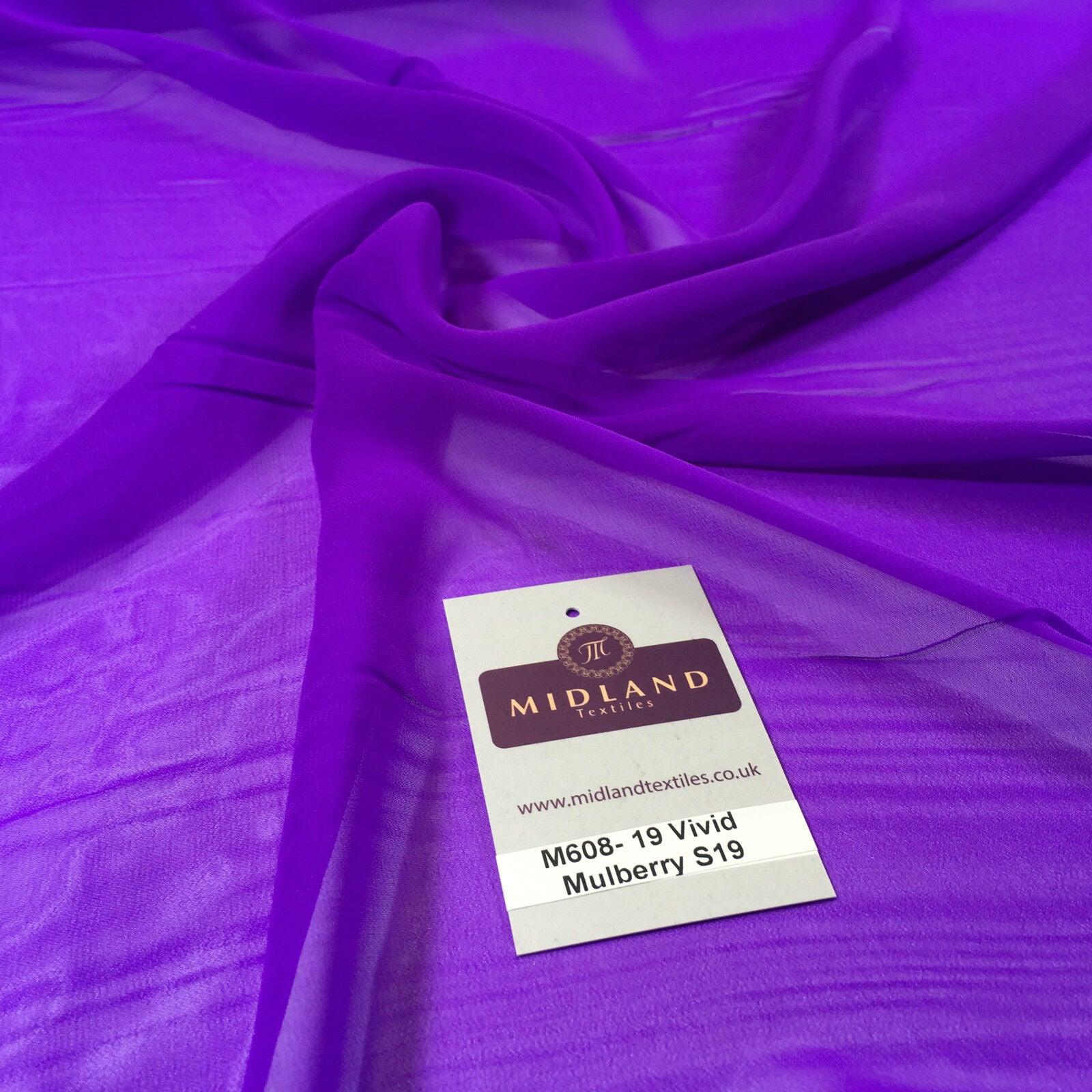 Hi-Multi Caress Chiffon Sheer Fabric - Semi-Transparent 42' Wide M608