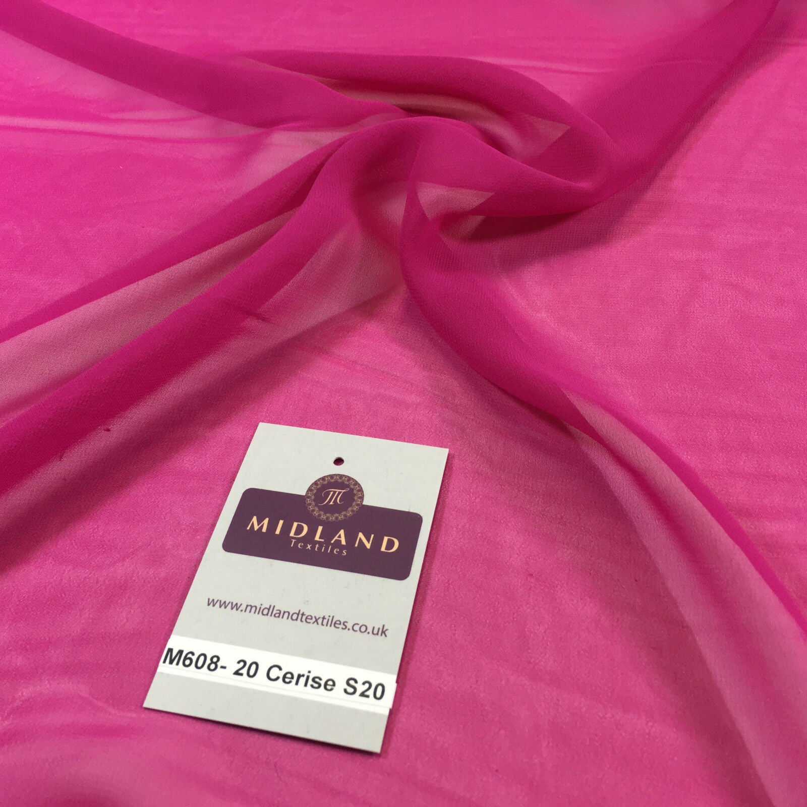 Hi-Multi Caress Chiffon Sheer Fabric - Semi-Transparent 42' Wide M608