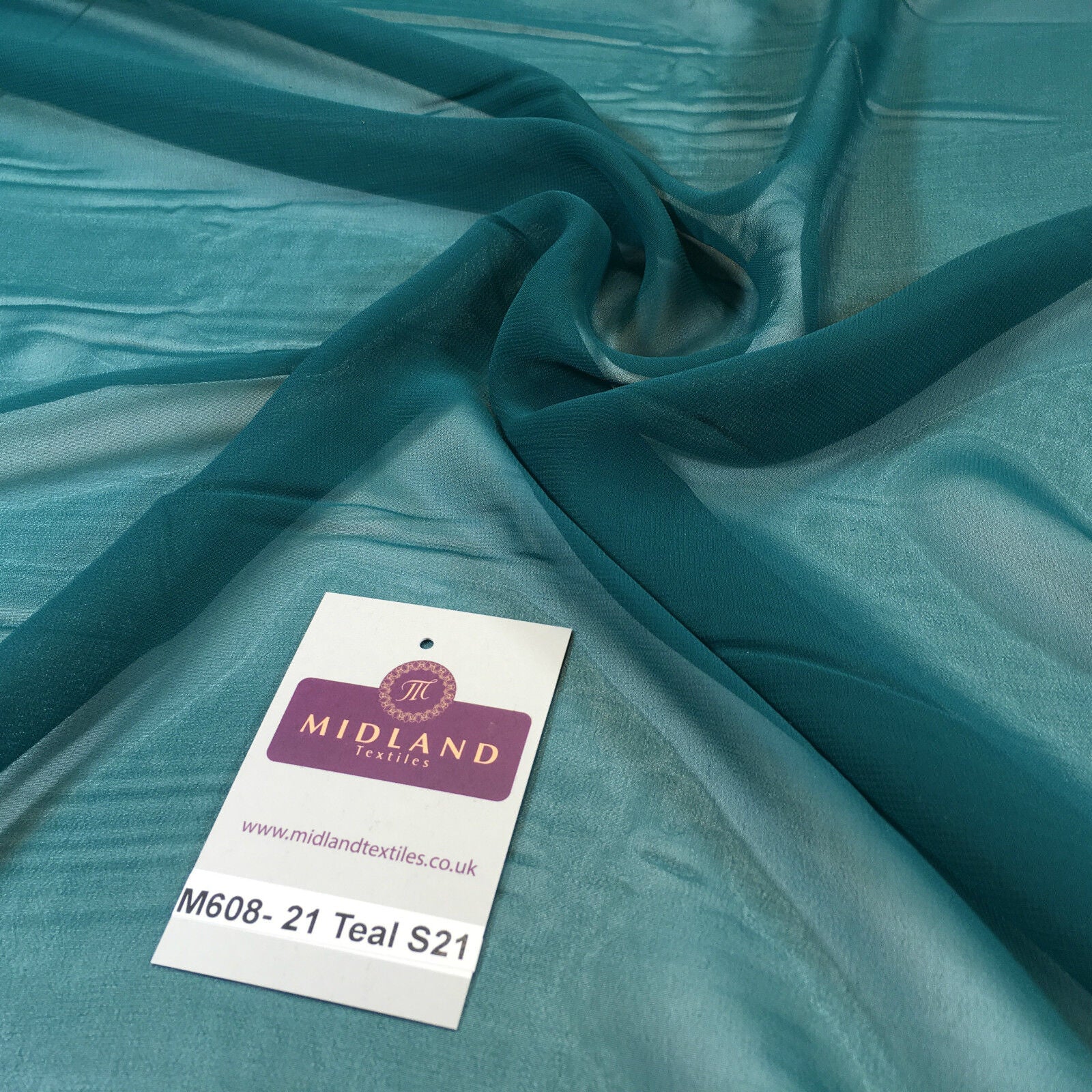 Hi-Multi Caress Chiffon Sheer Fabric - Semi-Transparent 42' Wide M608