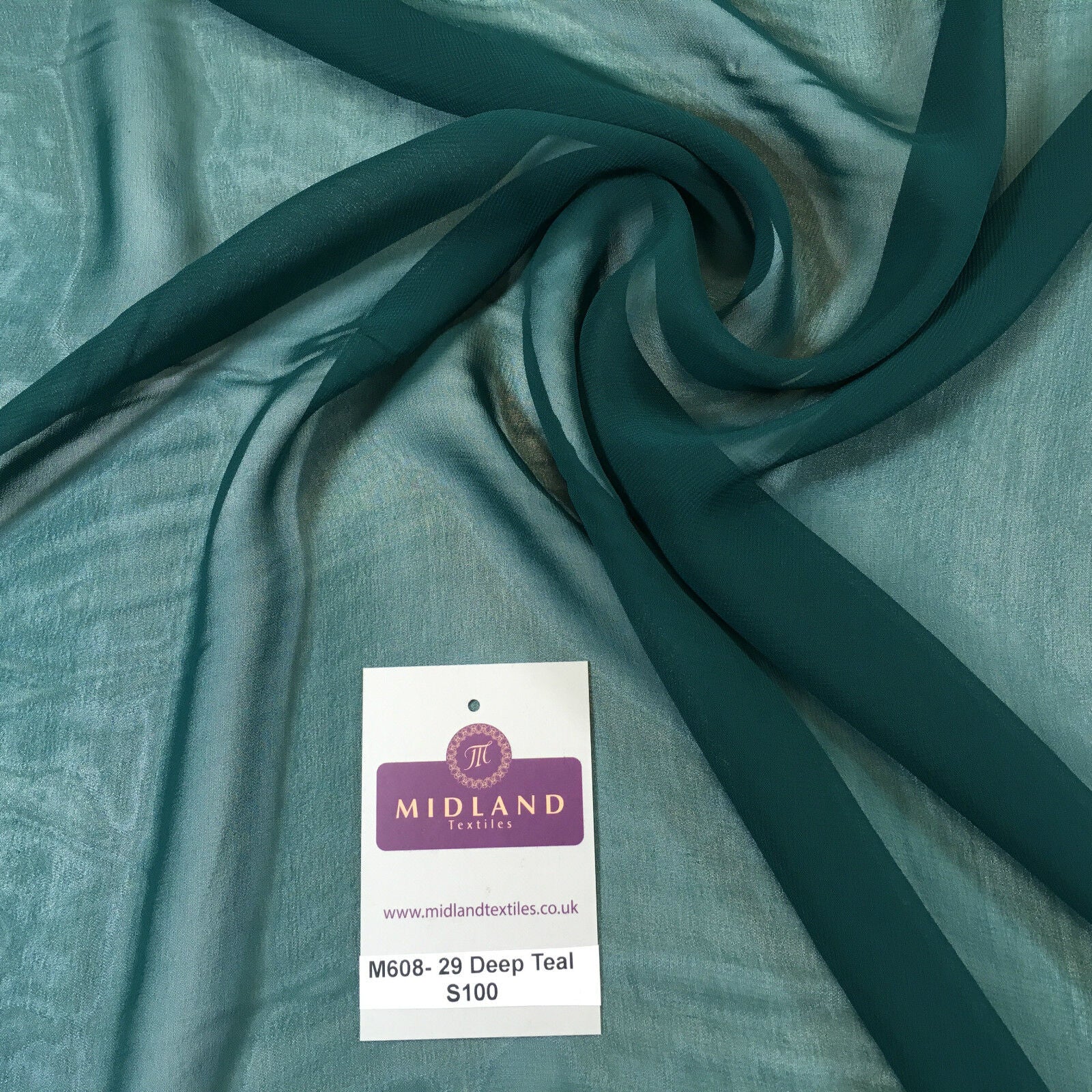 Hi-Multi Caress Chiffon Sheer Fabric - Semi-Transparent 42' Wide M608