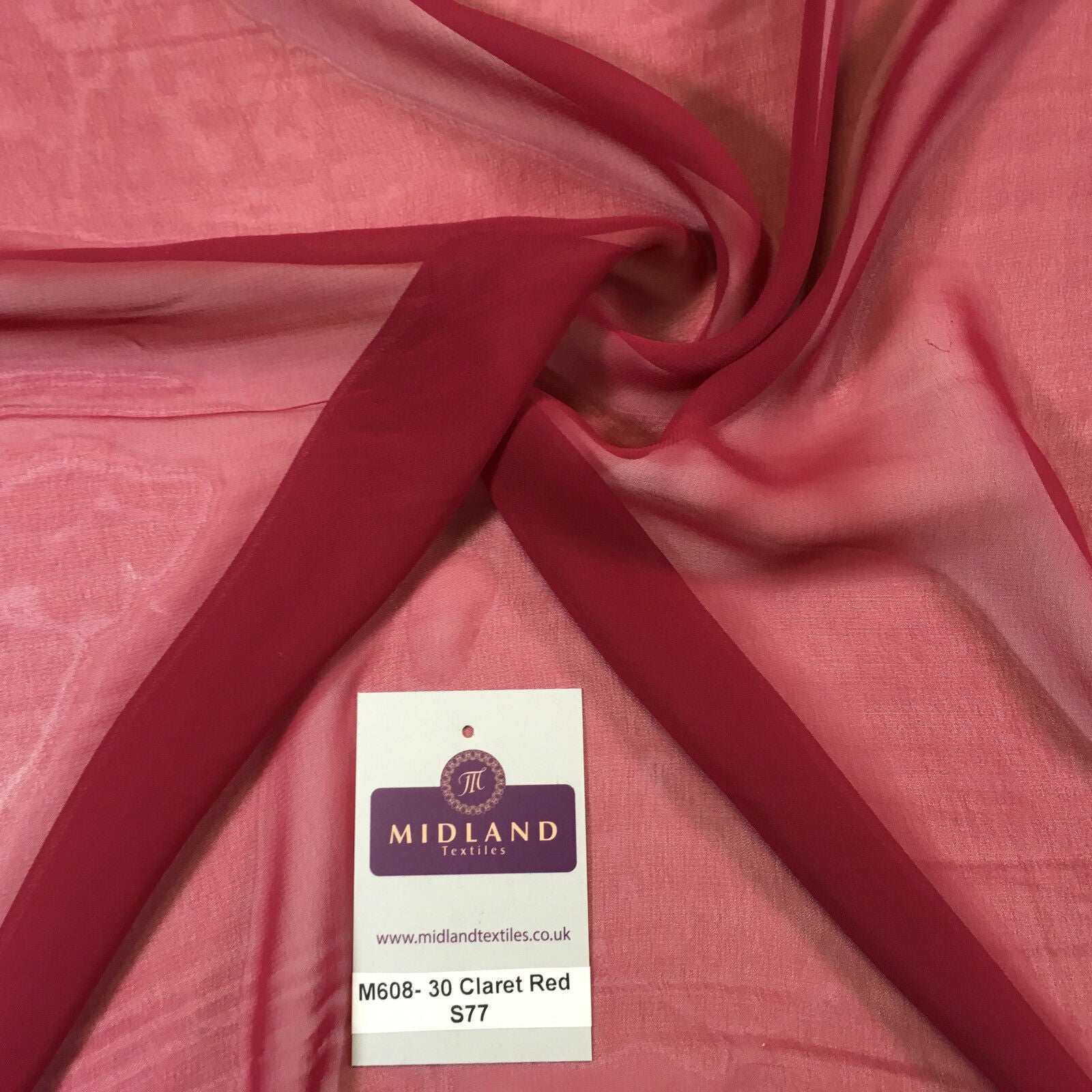 Hi-Multi Caress Chiffon Sheer Fabric - Semi-Transparent 42' Wide M608