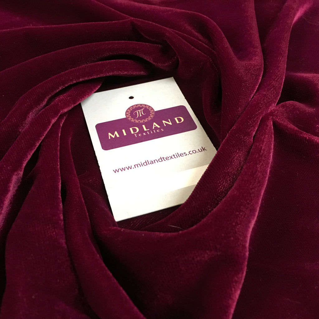 Plain Micro Velvet dress Fabric 110cm ME816