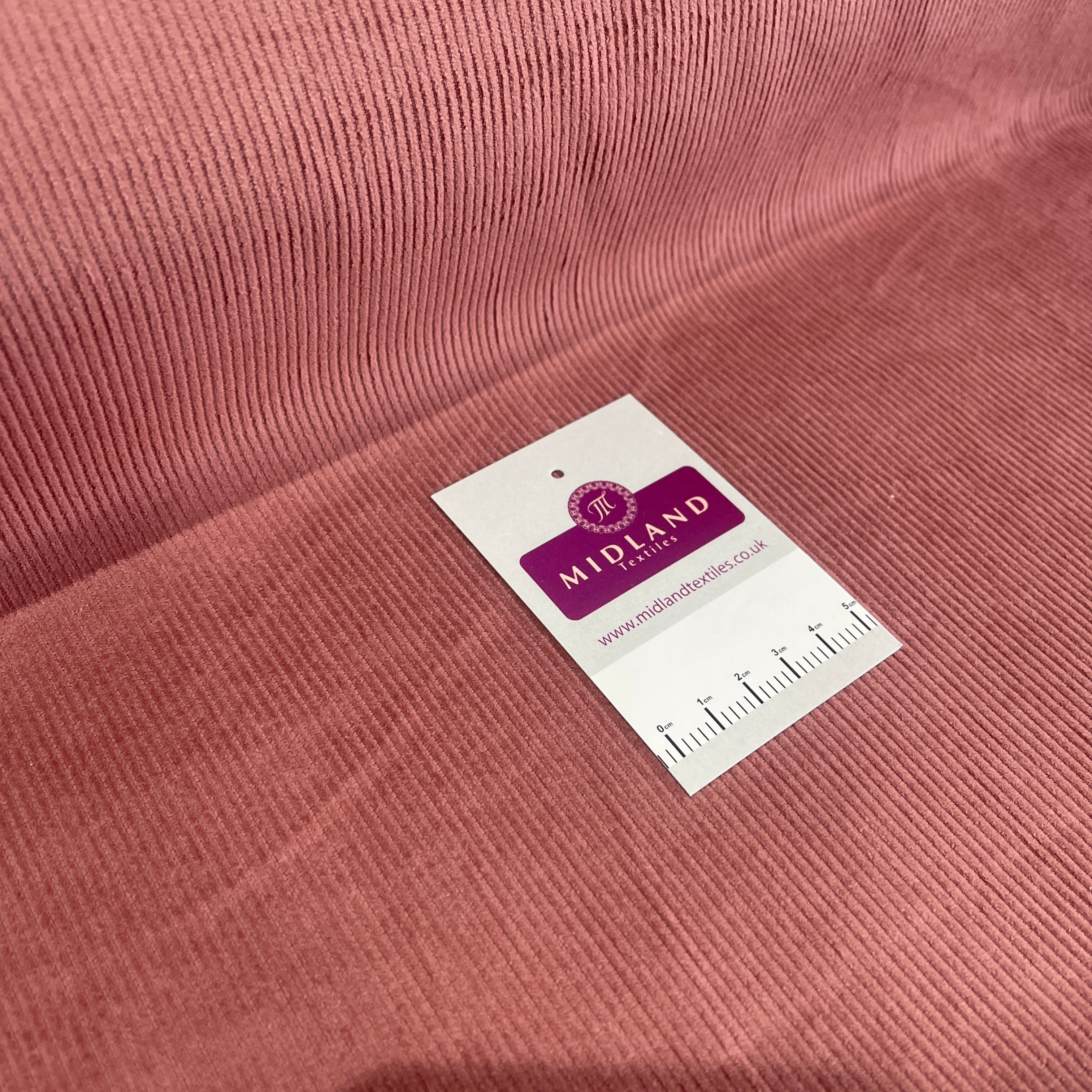 Plain 11 Wale Cotton Corduroy Fabric 150cm wide M1971