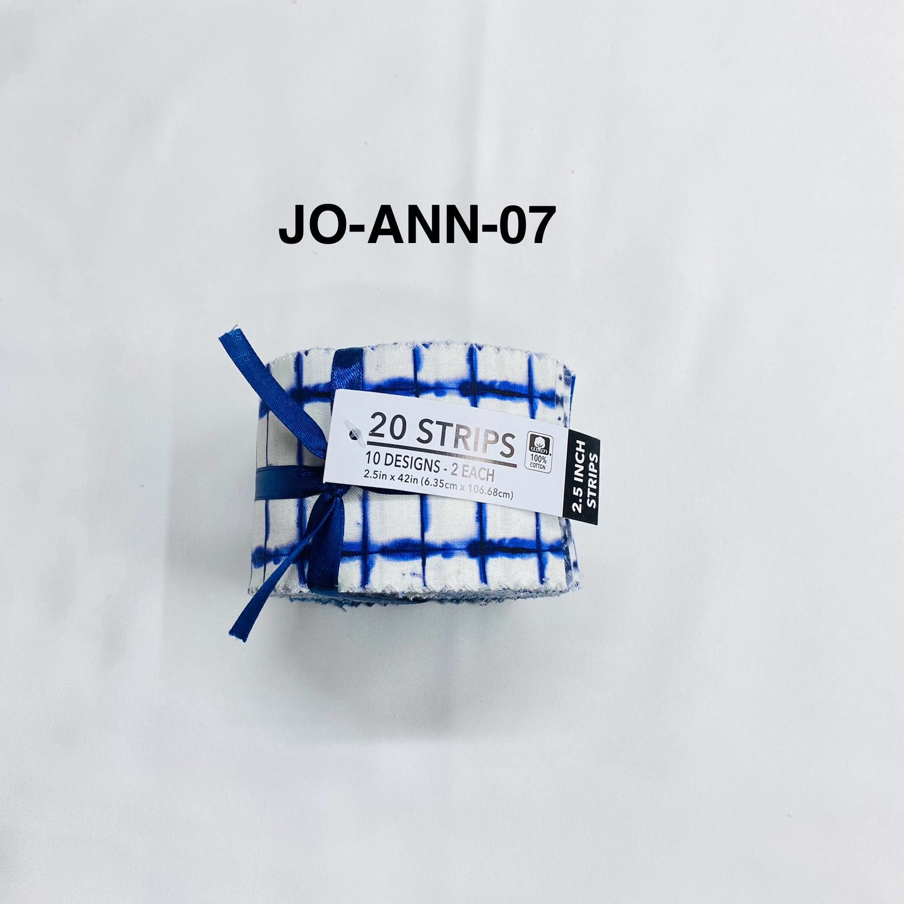 Jelly Roll Fabric Strips - 20 Pieces, 10 Designs  - 2.5 Inch x 42 Inch (Approx.) Fabric M1983