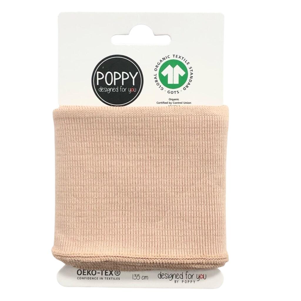 Organic Ribbed Cuffs Fabric ideal for Headbands cuffs 135cm Long 7cm Wide M1655