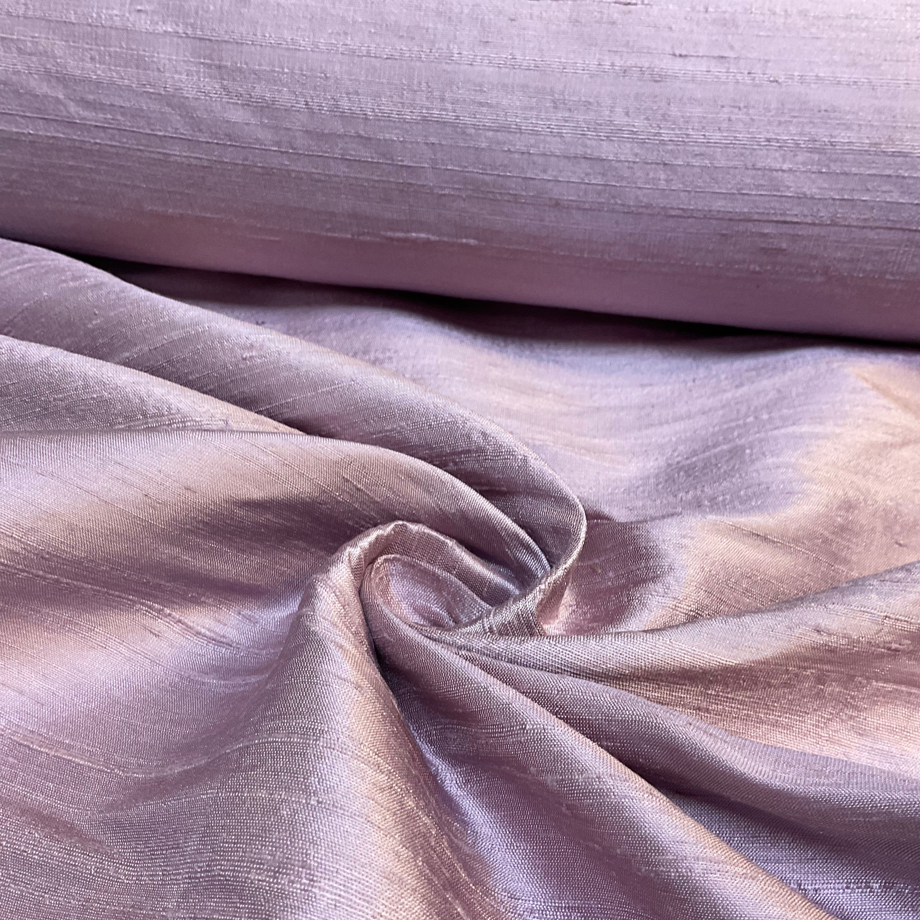 Pure 100% Silk Handloom Dupion Fabric – 44' Wide – Sold by Half Metre M2070