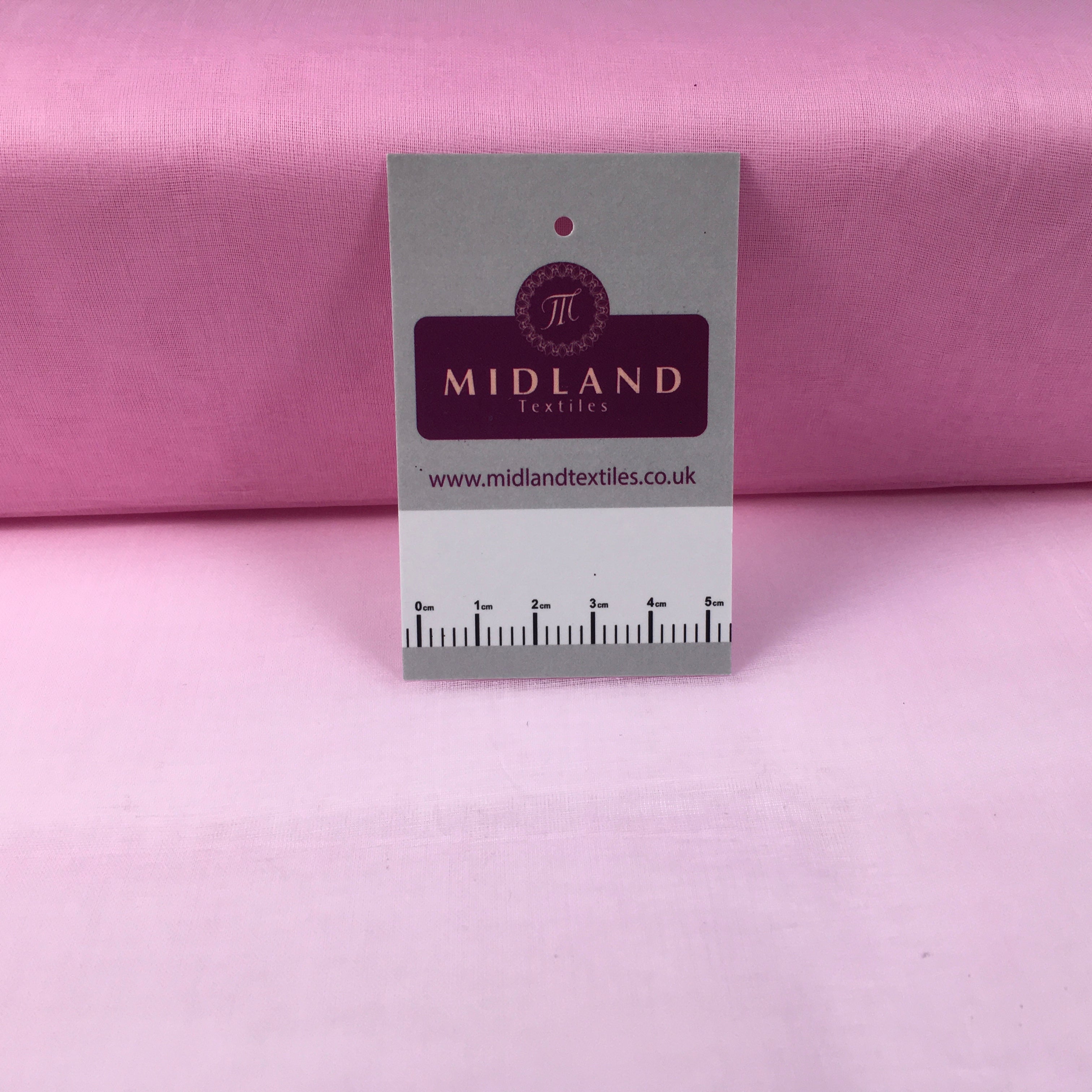 £3.50 100% Cotton Organdie stiff lightweight fabric used for lining 43' M689