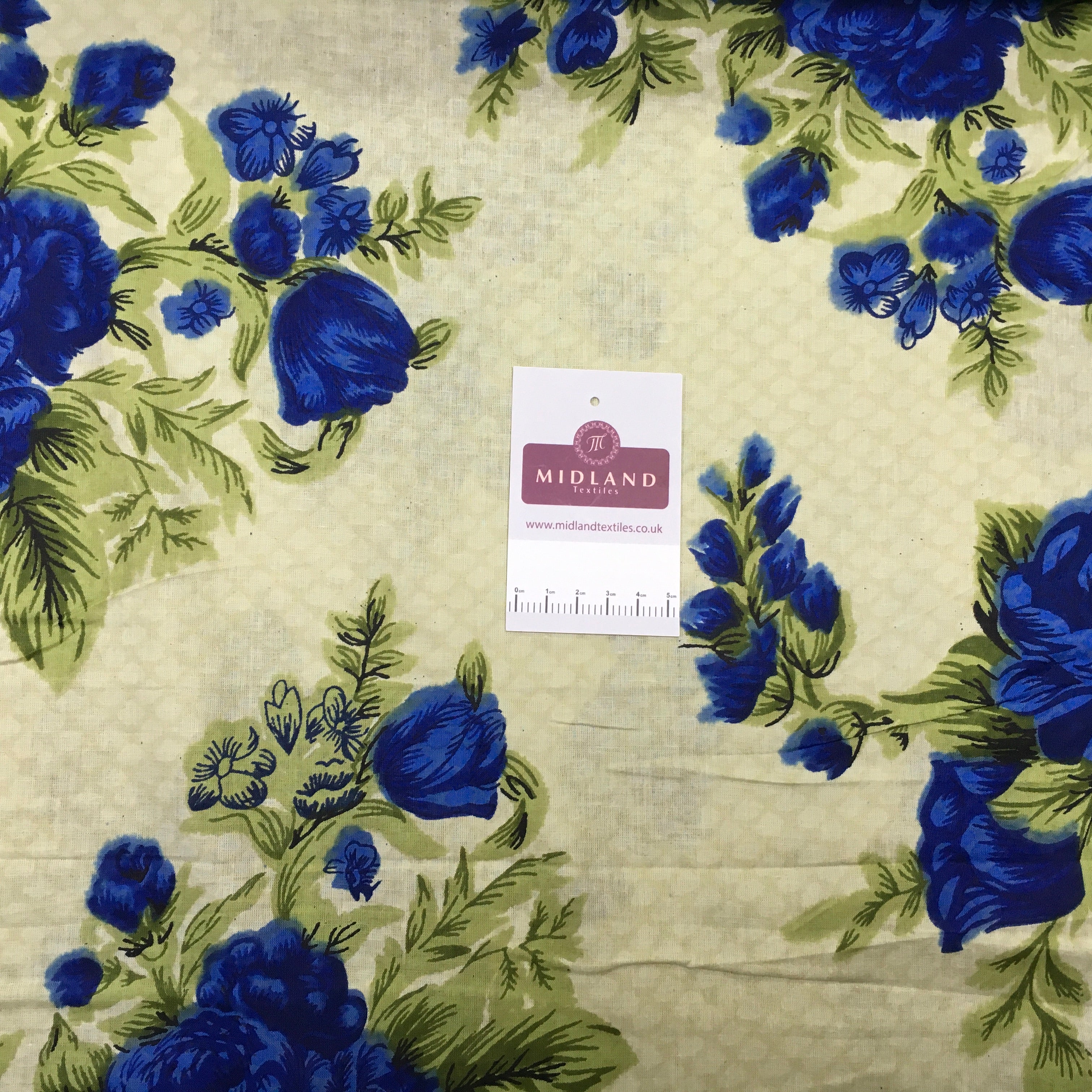 Printed 100% Combed Cotton Voile Fabric M1484