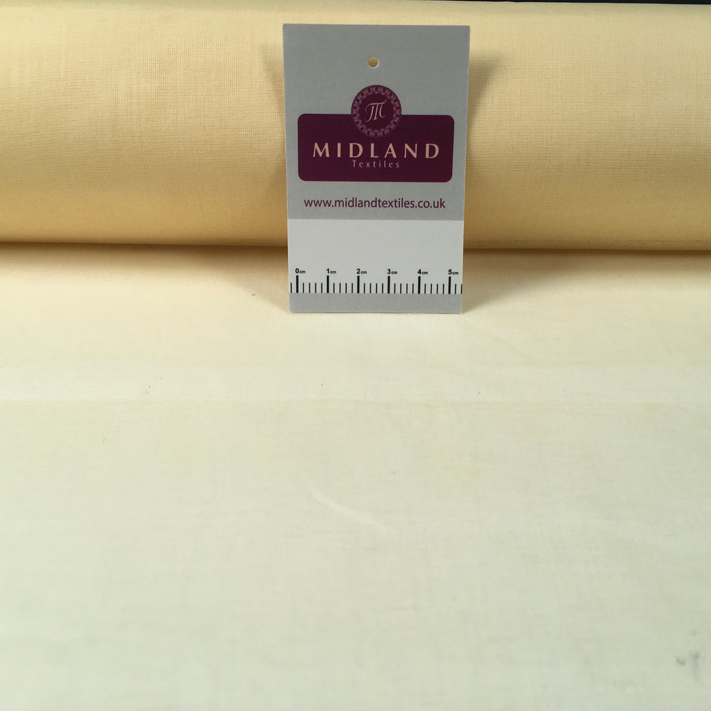 100% Cotton Organdie stiff lightweight fabric used for curtain & lining 43