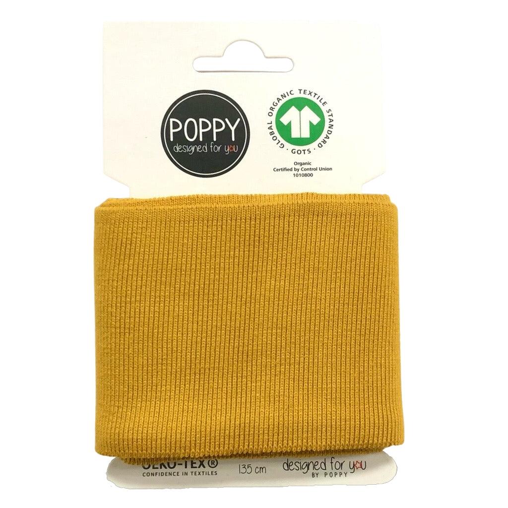 Organic Ribbed Cuffs Fabric ideal for Headbands cuffs 135cm Long 7cm Wide M1655