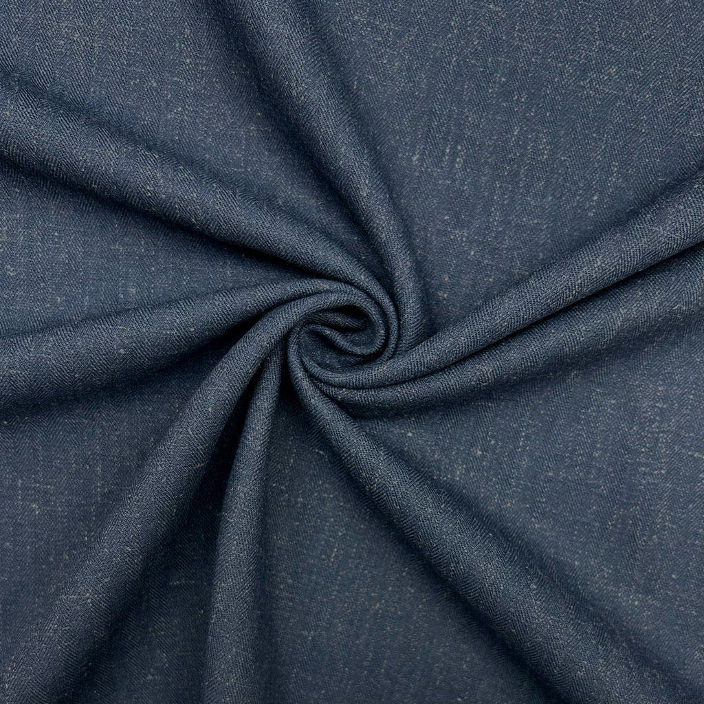 Bamboo Linen blend Tweed Fabric – Natural Soft Weave 145cm wide M2062