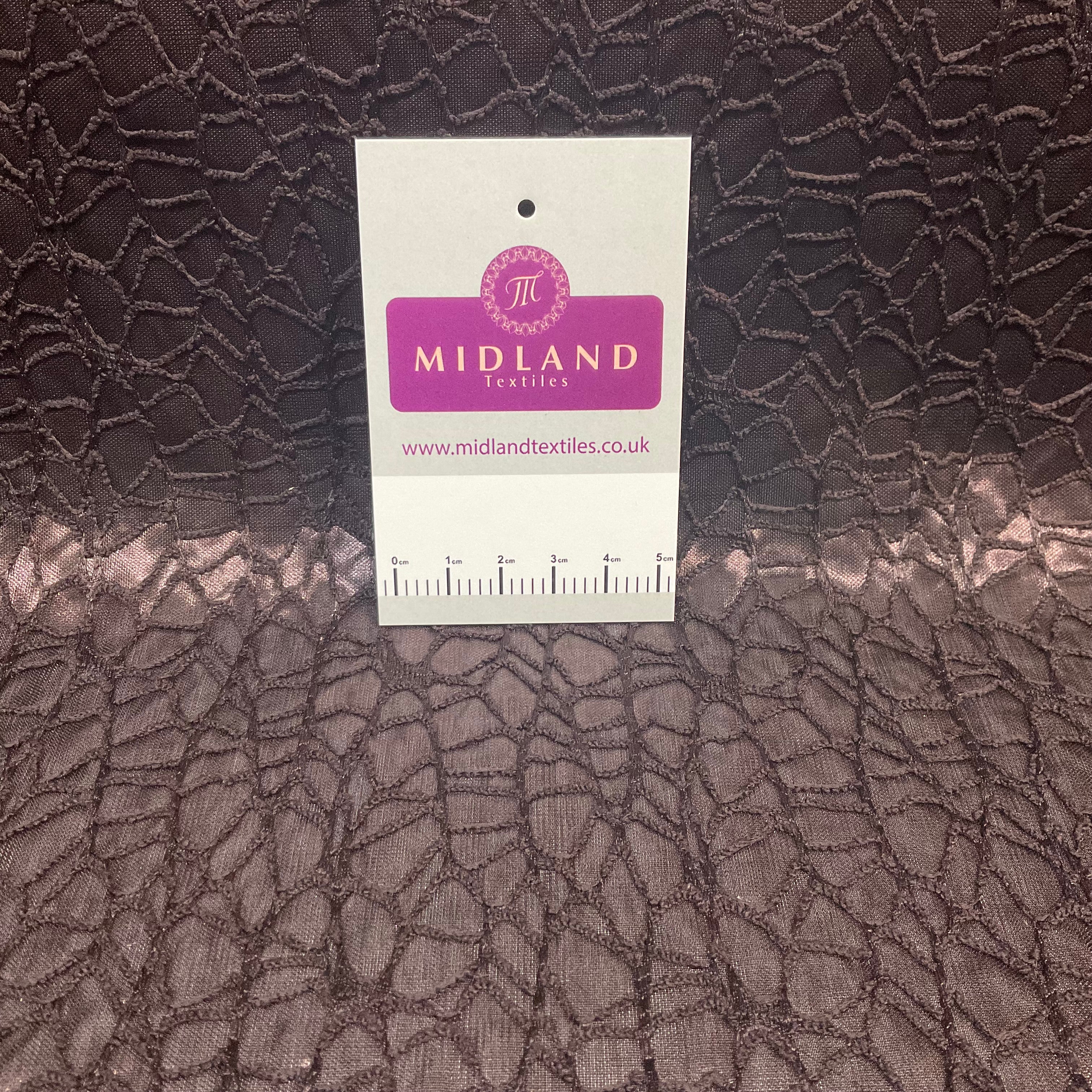 Exquisite Floral Satin Backed Bonded Lace Net - 58