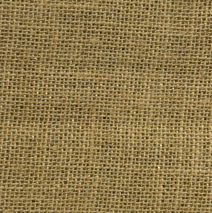 Lurex Gold Hessian Jute Fabric – Sparkle Finish 135cm wide M1973-1