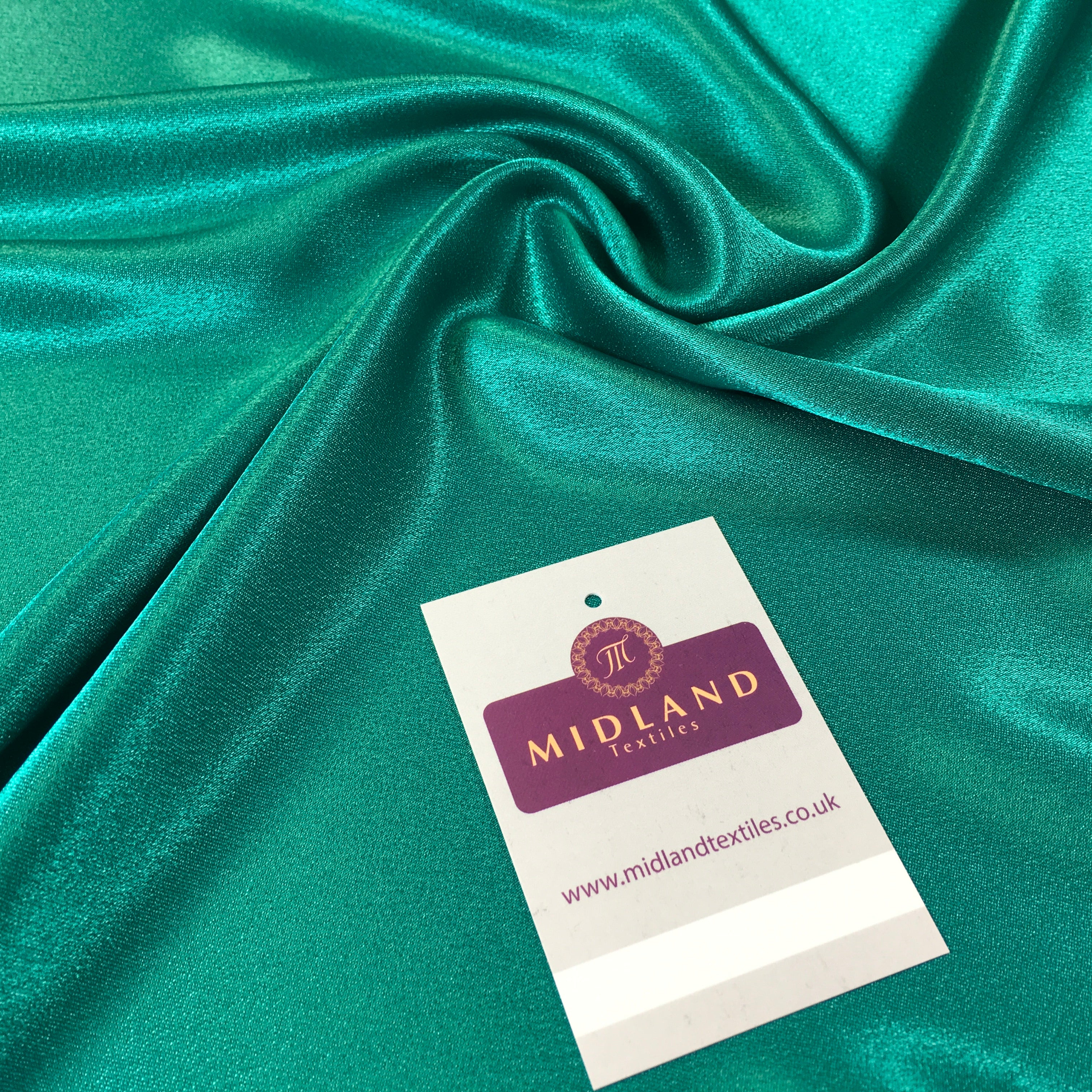 Crepe Back Liquid Satin Fabric - Silky Smooth 110cm Wide M87