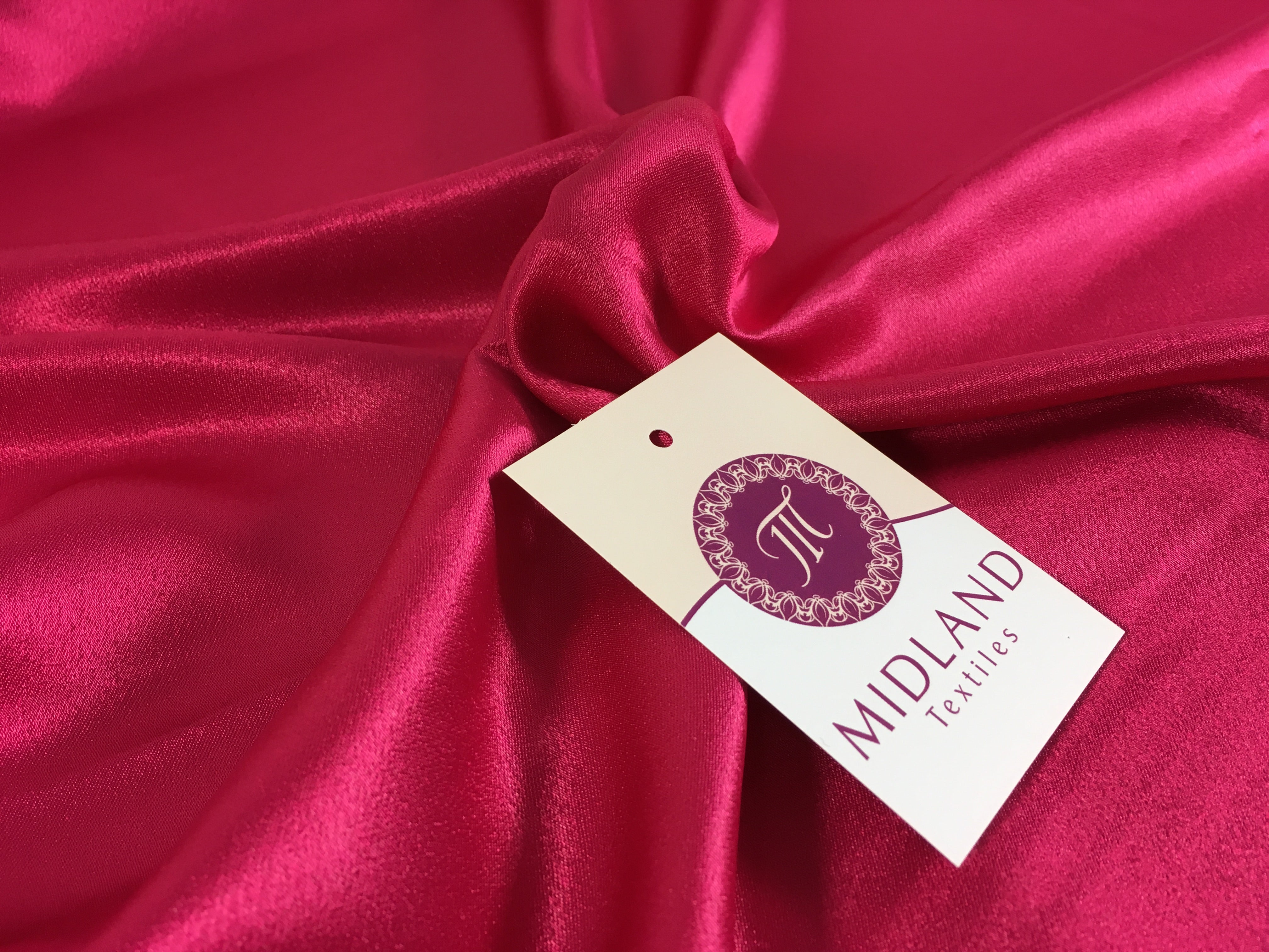 Crepe Back Liquid Satin Fabric - Silky Smooth 110cm Wide M87