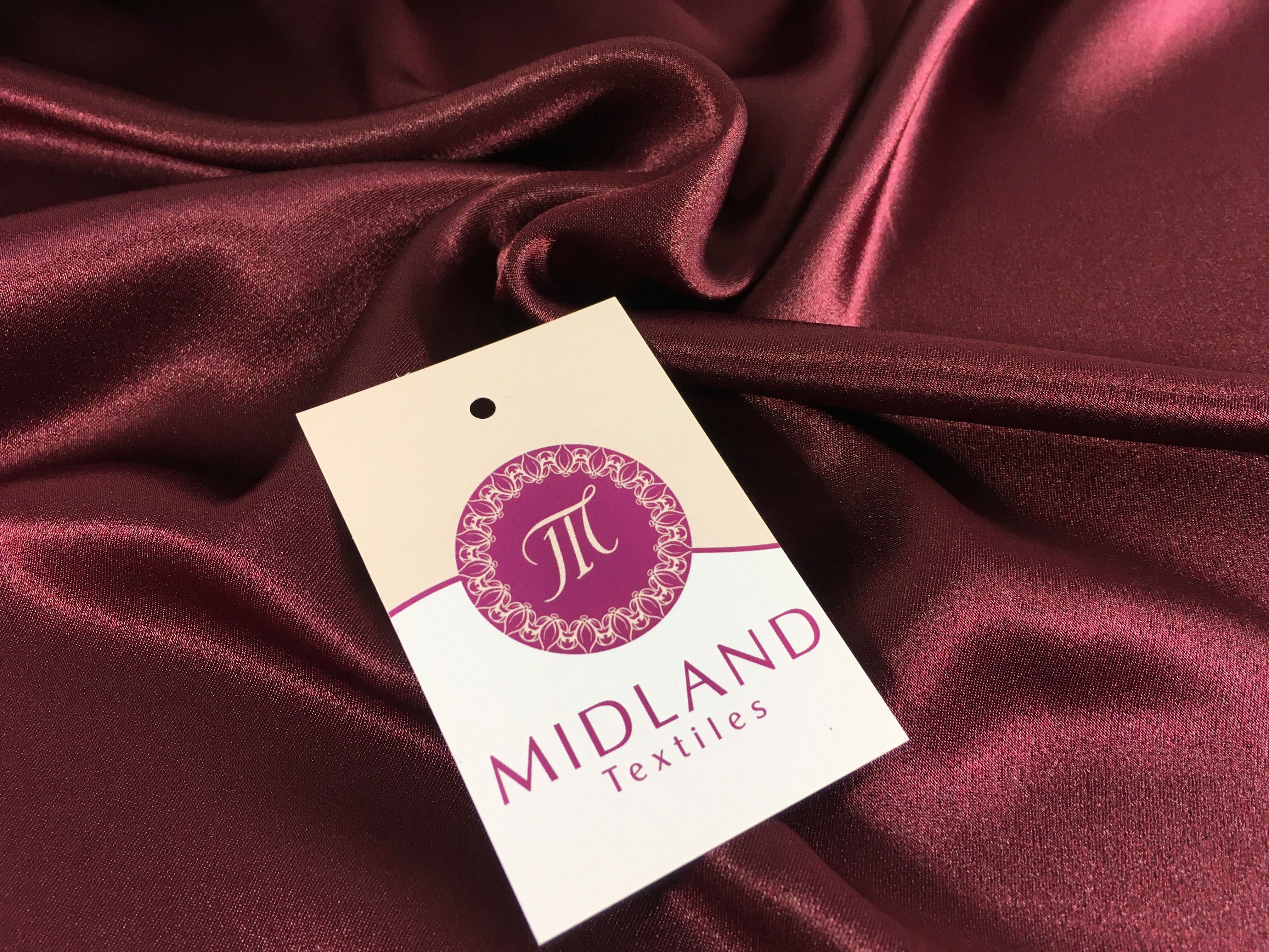 Crepe Back Liquid Satin Fabric - Silky Smooth 110cm Wide M87