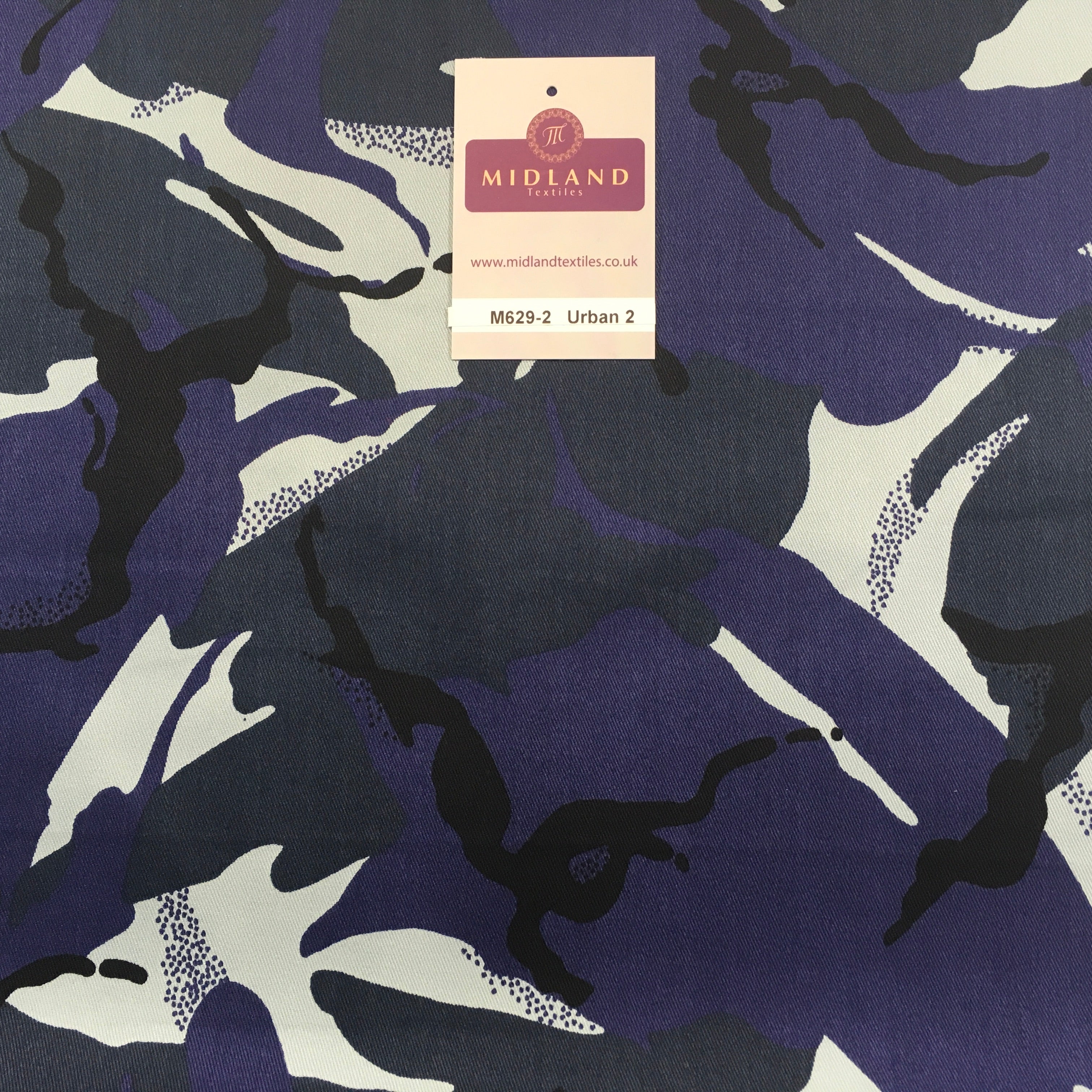 Army Military Camouflage 100% Cotton Drill Medium Weight Fabric 150cm M629 Mtex