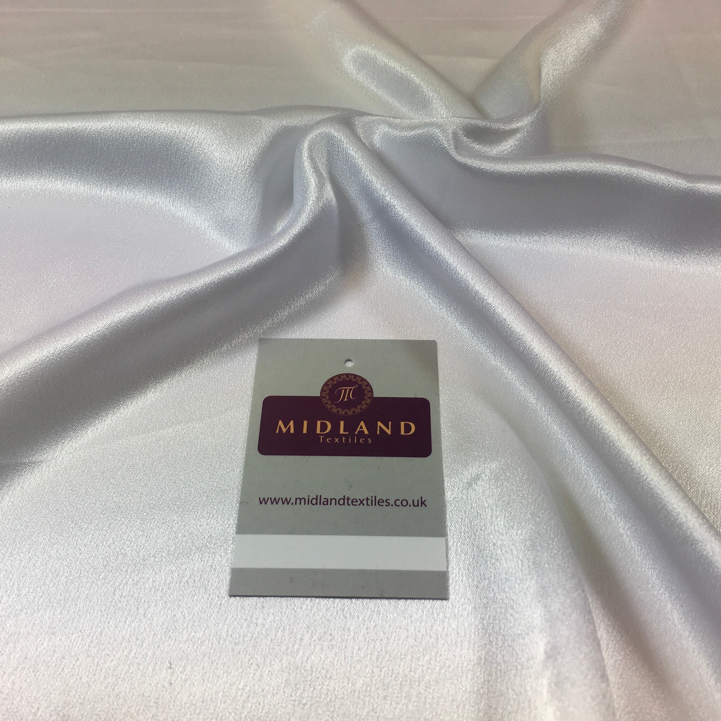 Crepe Back Liquid Satin Fabric - Silky Smooth 110cm Wide M87