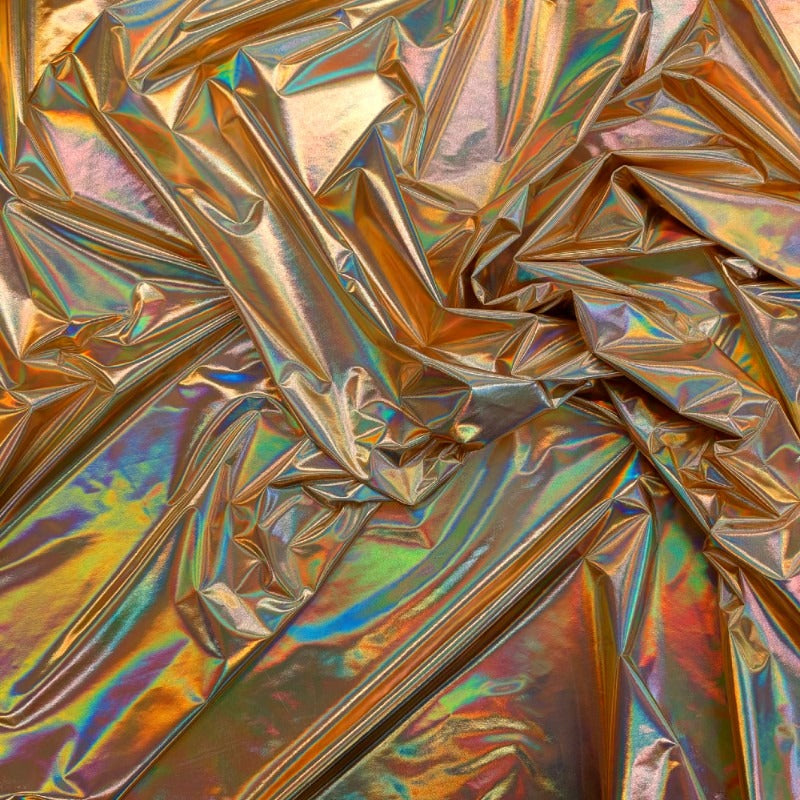 Stunning Two Tone Foil 4-Way Stretch Dress Fabric - Perfect for Dance M2003