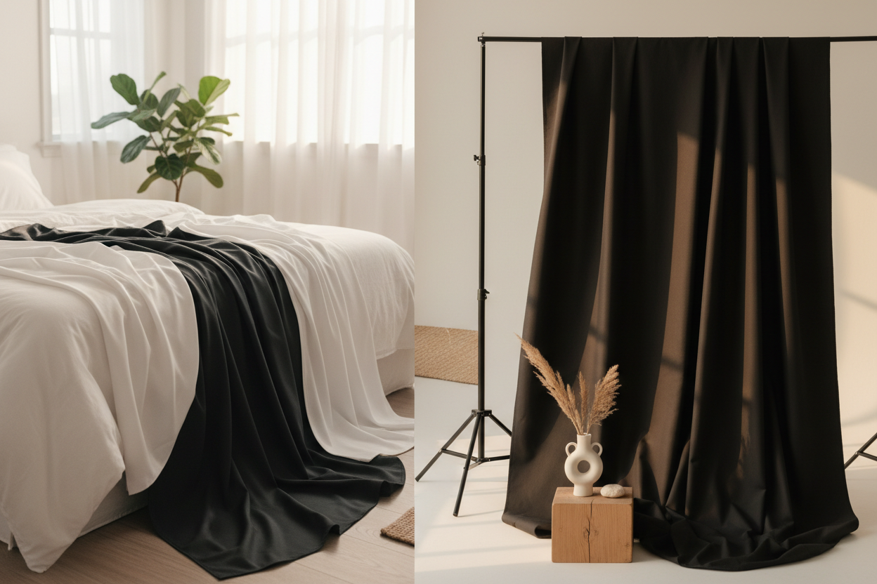 Poly Cotton Sheeting Fabric Lifestyle