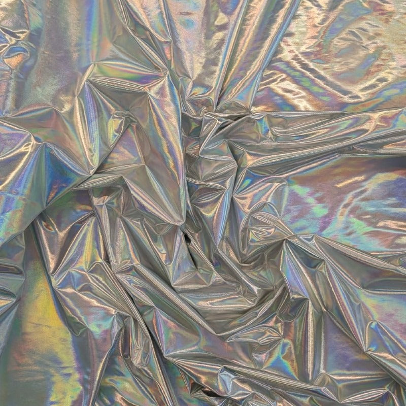 Stunning Two Tone Foil 4-Way Stretch Dress Fabric - Perfect for Dance M2003