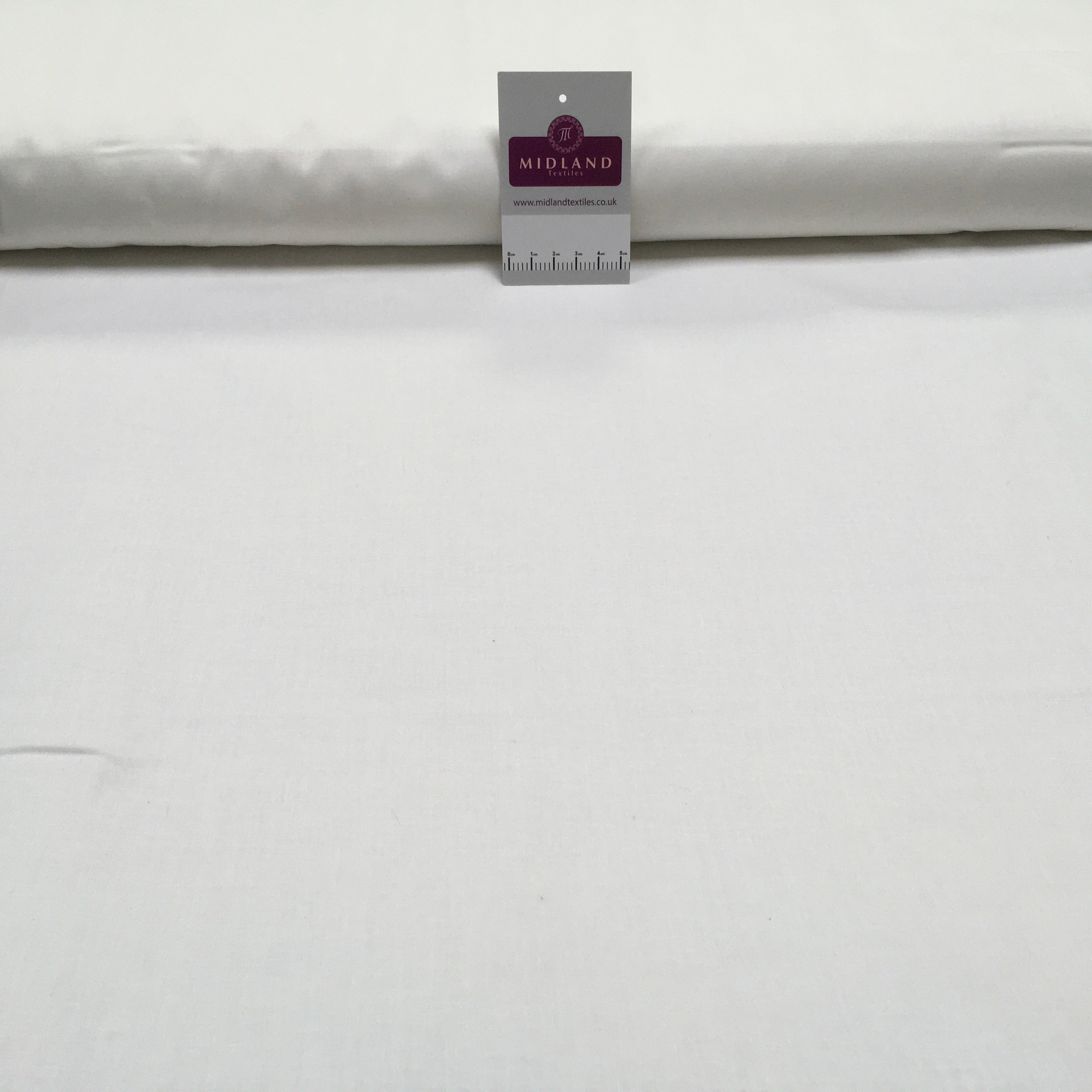 100% Cambric Egyptian Cotton Plain Poplin Fabric sold Per metre M1482