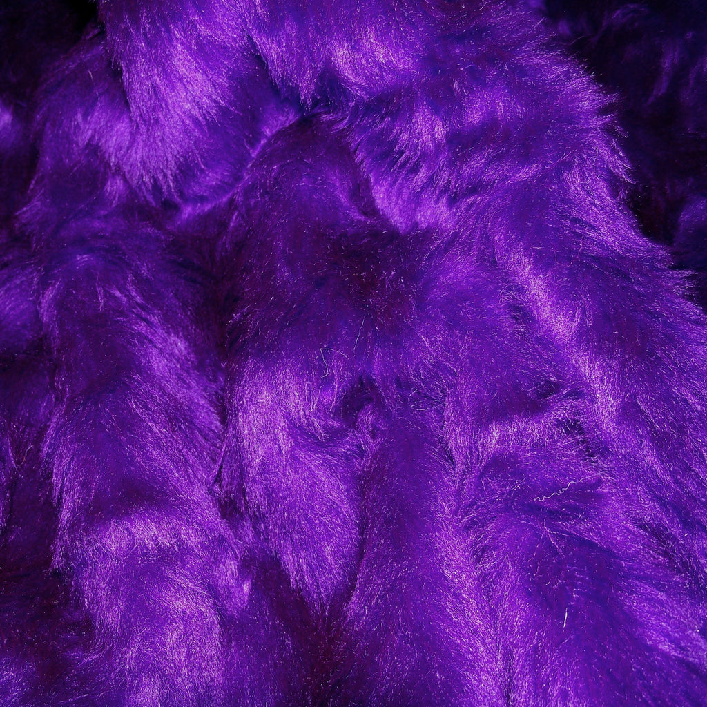 Plain Faux Fur 14 mm soft pile ideal for Clothing, throws Fabric 58