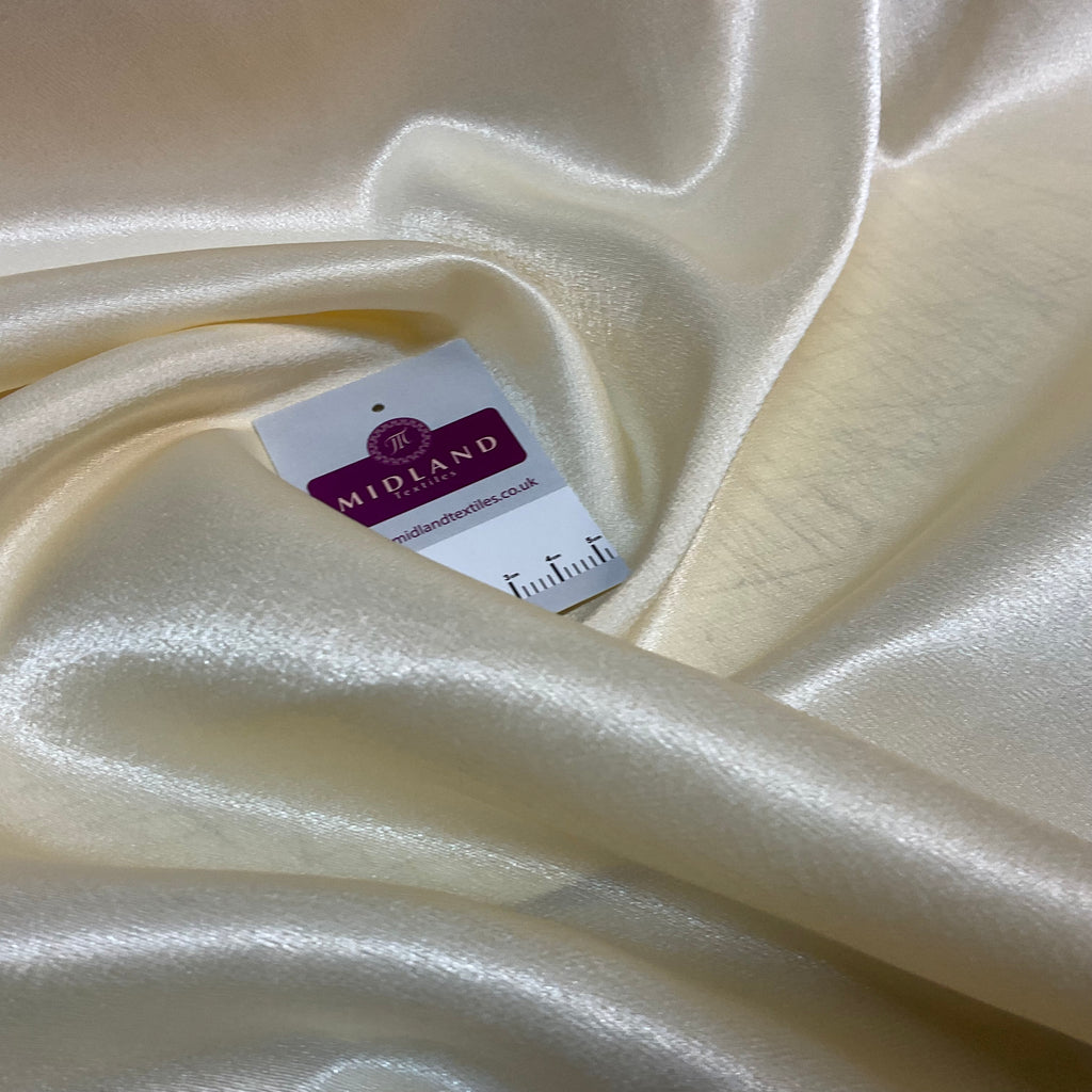 Plain Crepe Back Liquid Silky Smooth Satin Dress Fabric 150 cm MA1248 Mtex