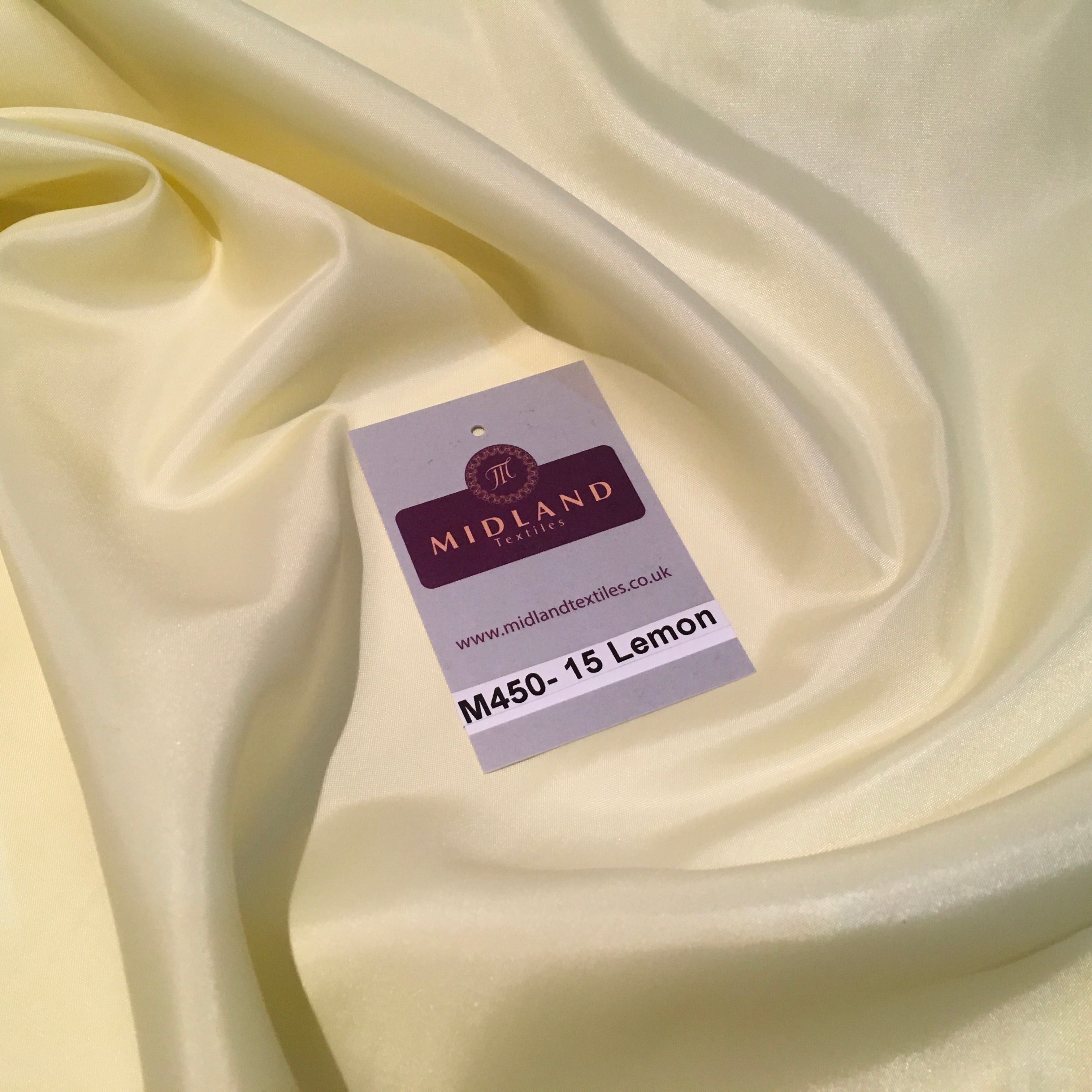 Anti-Static Dress Lining Fabric Sample - 100% Polyester M450