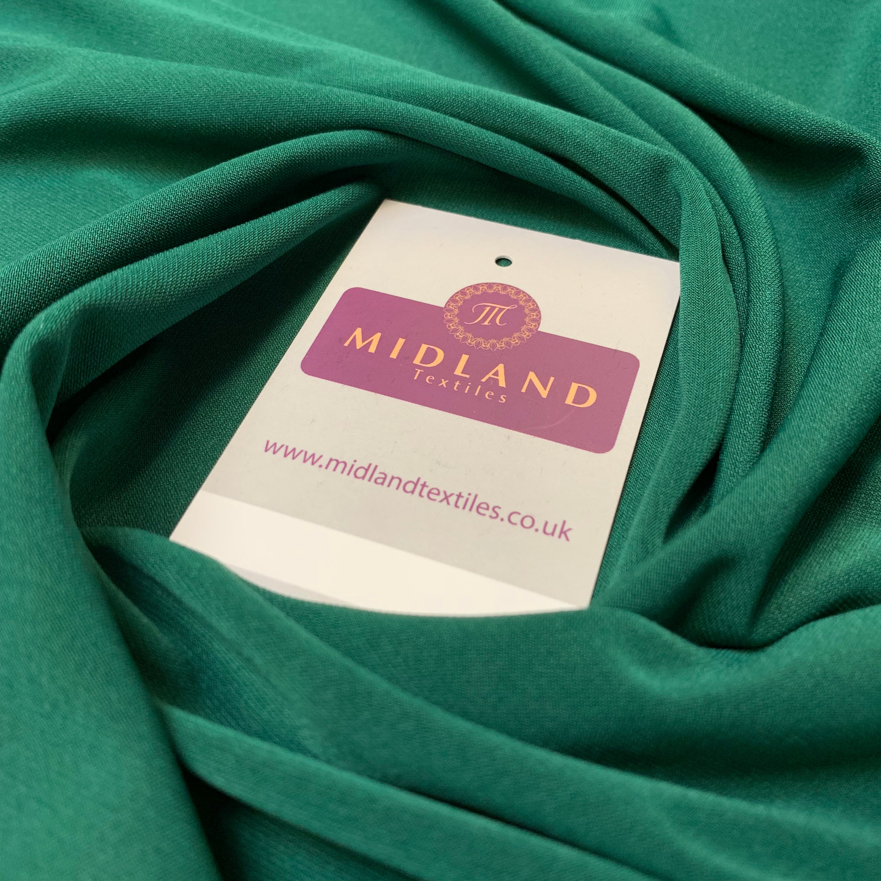 Plain elastane stretch ity jersey dress fabric 58' Wide M719 Mtex