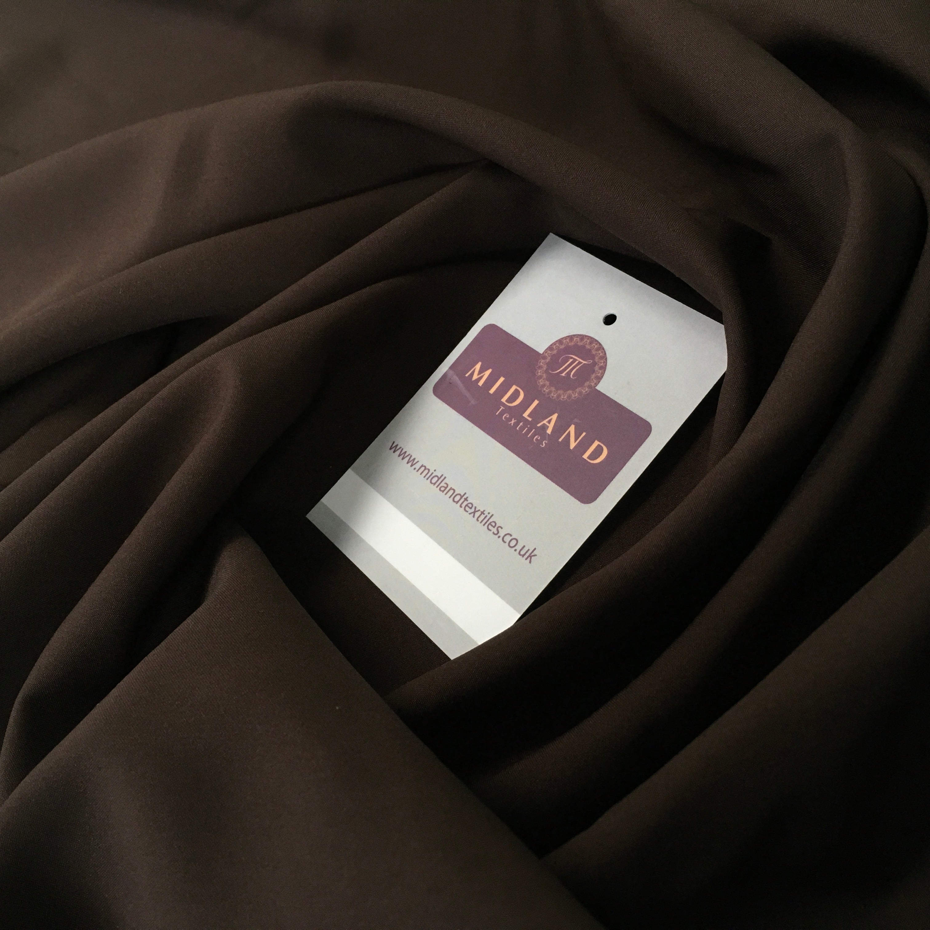 Plain Soft Powder Crepe Lightweight Lining 100% Polyester Fabric 100 cm Wide MR860 Mtex