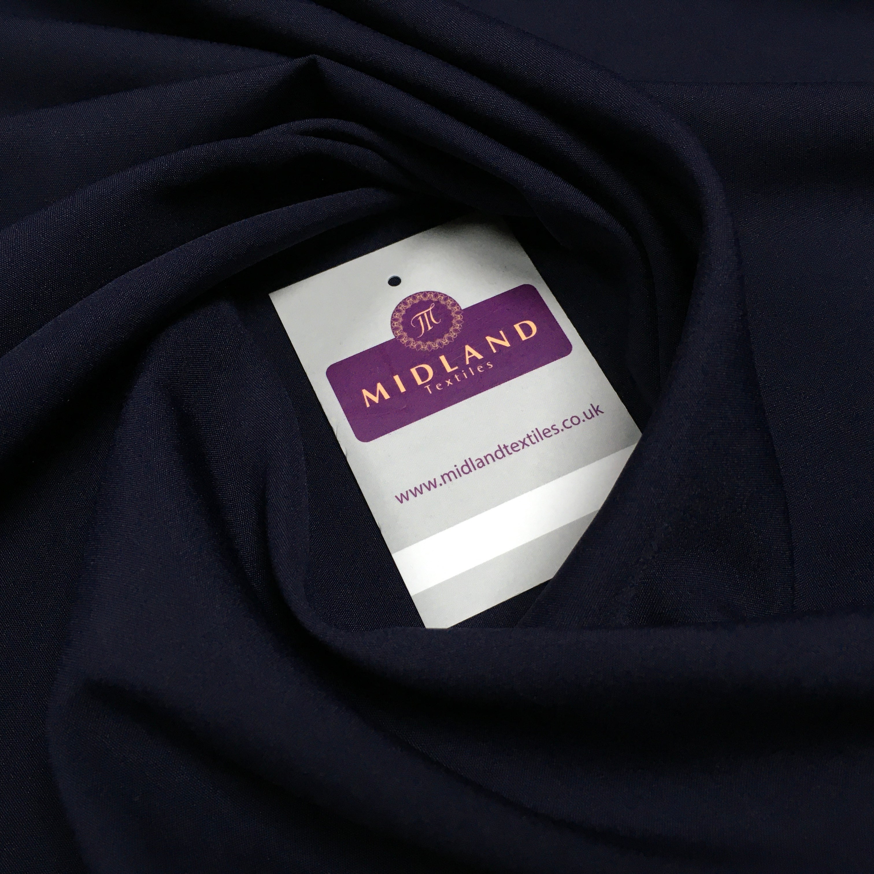 Plain Soft Powder Crepe Lightweight Lining 100% Polyester Fabric 100 cm Wide MR860 Mtex