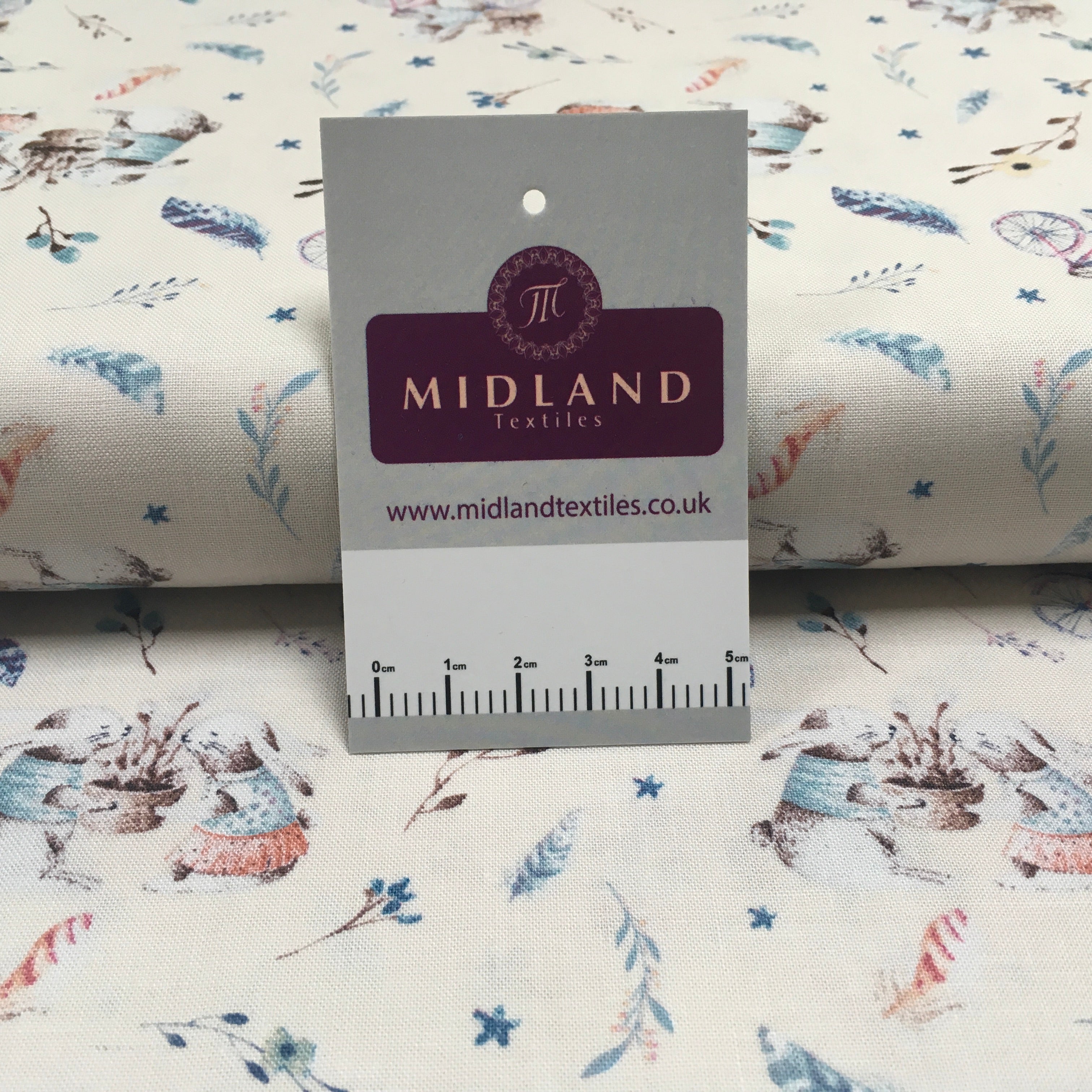 Bicycle bunny printed Korean 100% cotton Patchwork craft mask Fabric MD1418 Mtex