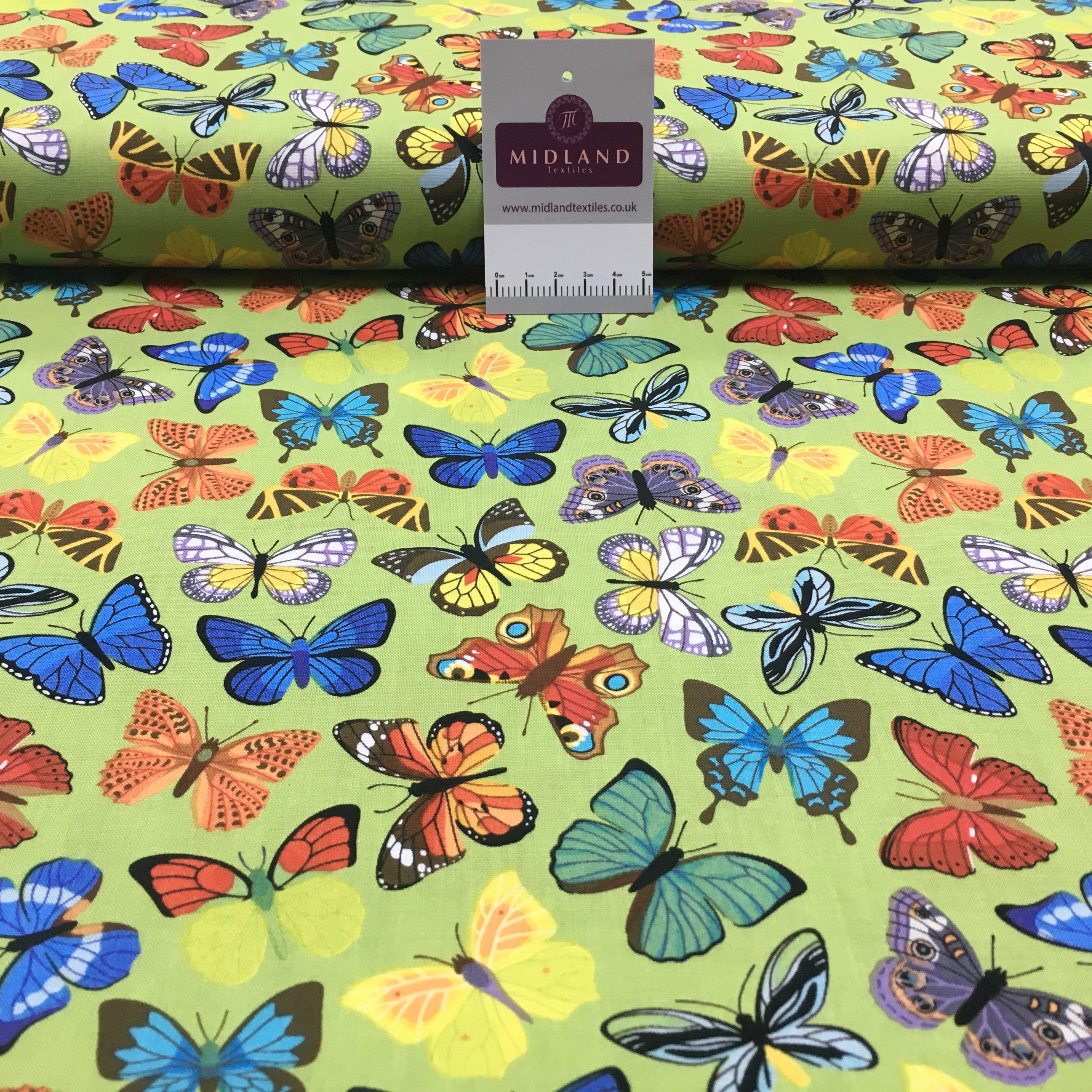 Butterfly printed Korean 100% cotton Patchwork craft mask Fabric MD1415 Mtex
