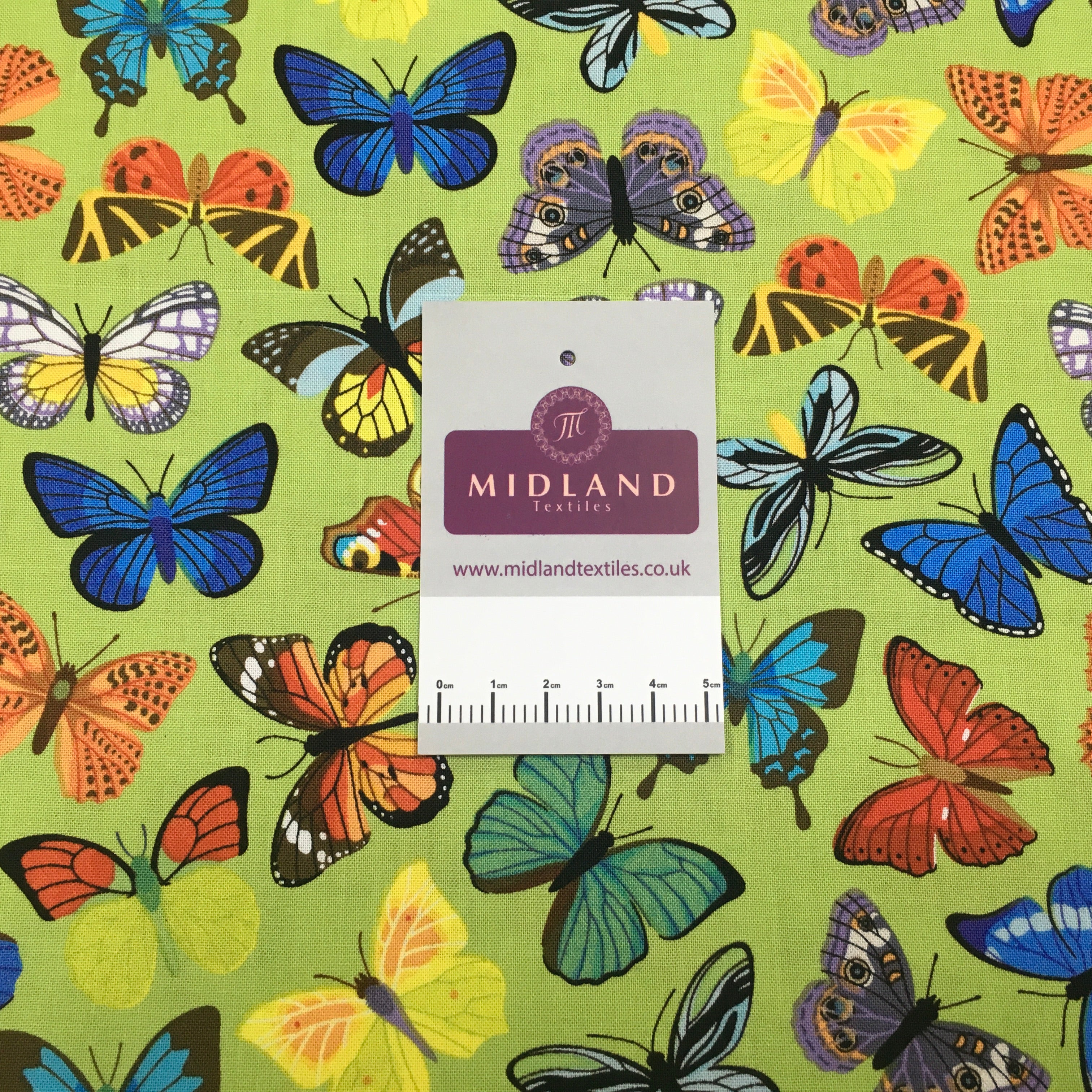 Butterfly printed Korean 100% cotton Patchwork craft mask Fabric MD1415 Mtex