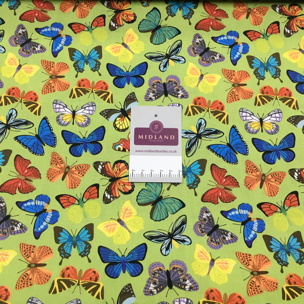 Butterfly printed Korean 100% cotton Patchwork craft mask Fabric MD1415 Mtex