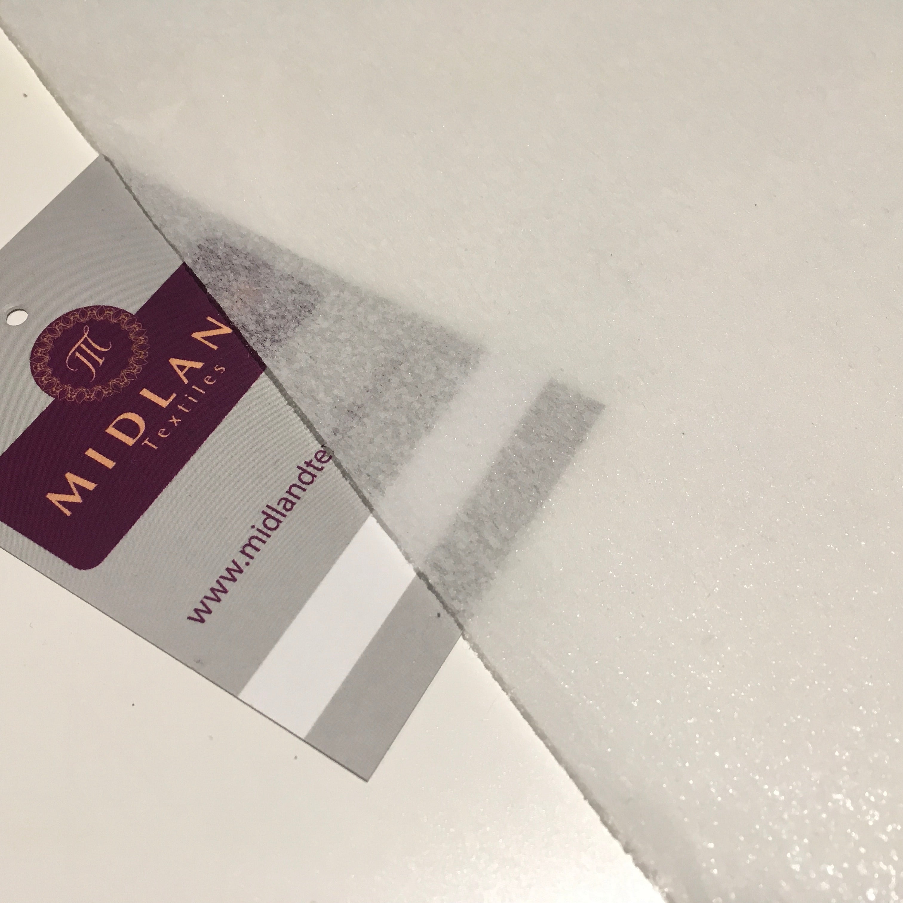 White 1 Meter Lightweight fusible Iron on Interfacing 90cm Wide Fabric Ideal for Stiffening Fabric, PPE, Scrubs (1 Metre Pack)