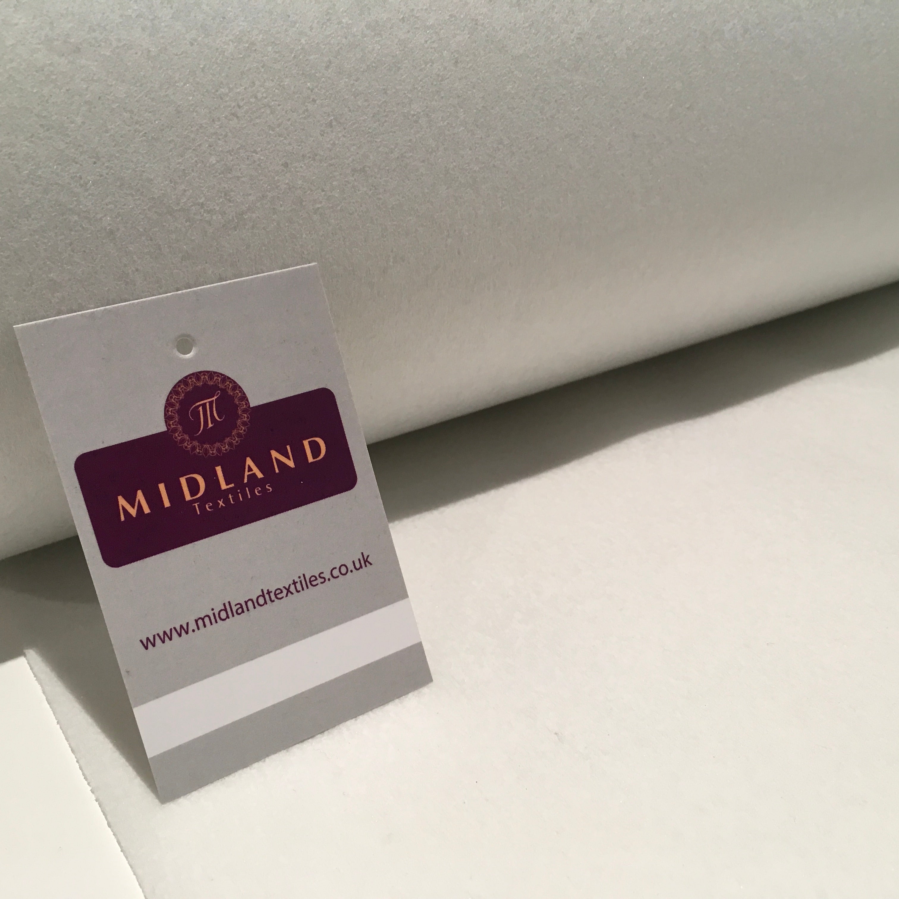 White 1 Meter Lightweight fusible Iron on Interfacing 90cm Wide Fabric Ideal for Stiffening Fabric, PPE, Scrubs (1 Metre Pack)