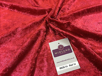 Crushed Velvet Velour One way stretch Dress & Craft Fabric 58