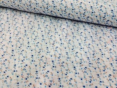 Vintage  floral ditsy Shabby Chic poly cotton printed fabric 44' Wide M341 Mtex - Midland Textiles & Fabric