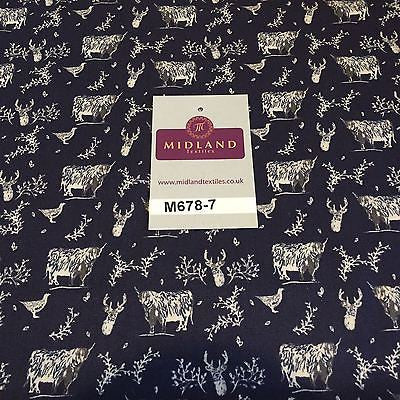 Mauve Highland Scottish Tartan 100% Cotton craft & quilting fabric 45' M678 - Midland Textiles & Fabric