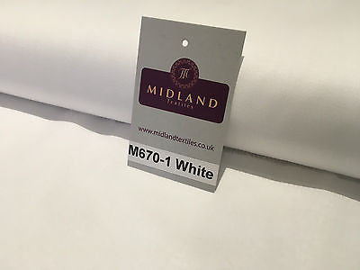 Plain White 100% Cotton ideal for clothing, draping, Craft 60