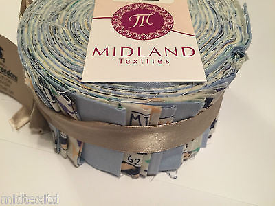 Jelly Rolls 40 strippers 100% cotton 2.5' Width by 42' length M550 Mtex - Midland Textiles & Fabric