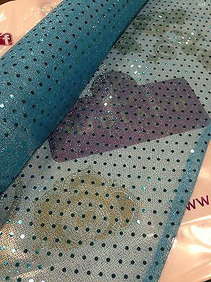 Sequin 3mm fabric sparkly shiny american knit 100cm Clothing M66 Mtex - Midland Textiles & Fabric