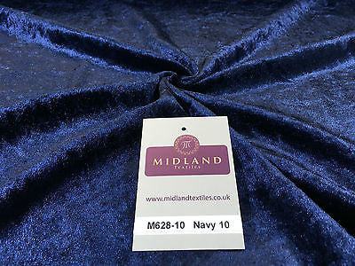 Crushed Velvet Velour One way stretch Dress & Craft Fabric 58' M628 Mtex - Midland Textiles & Fabric