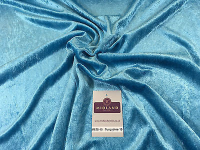 Crushed Velvet Velour One way stretch Dress & Craft Fabric 58' M628 Mtex - Midland Textiles & Fabric