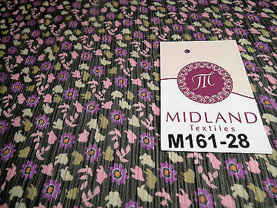Floral ditsy flower printed crinkle chiffon fabric 44' wide M161-28 Mtex - Midland Textiles & Fabric