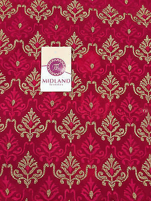 Luxury Crepe Fabric Metallic Embroidery 36' M243 Mtex - Midland Textiles & Fabric