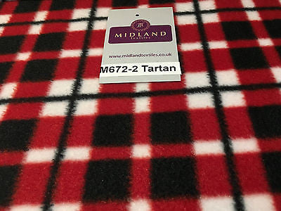 Anti pil polar Printed fleece ideal for throws blankets 150cm wide M672 Mtex - Midland Textiles & Fabric